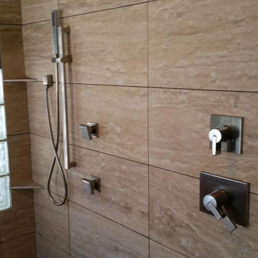 Shower fixture installation for Water Heater Replacement in Harriman